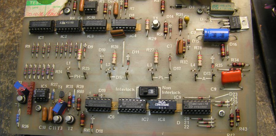Flash Back Welder Control Card
